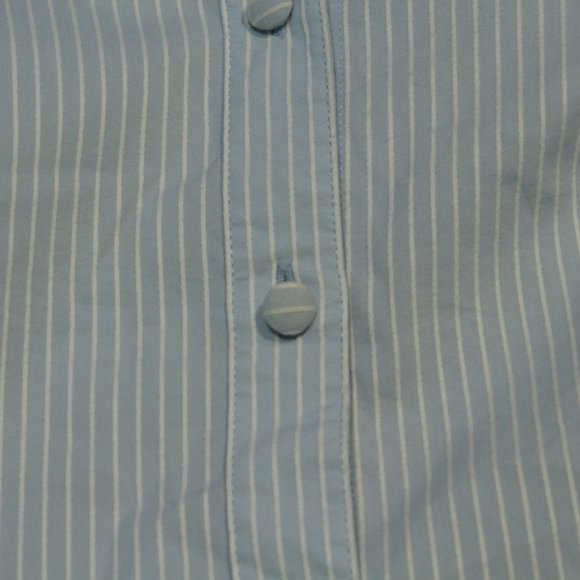 Banana Republic Blue/White Button Up - Picture 12 of 12